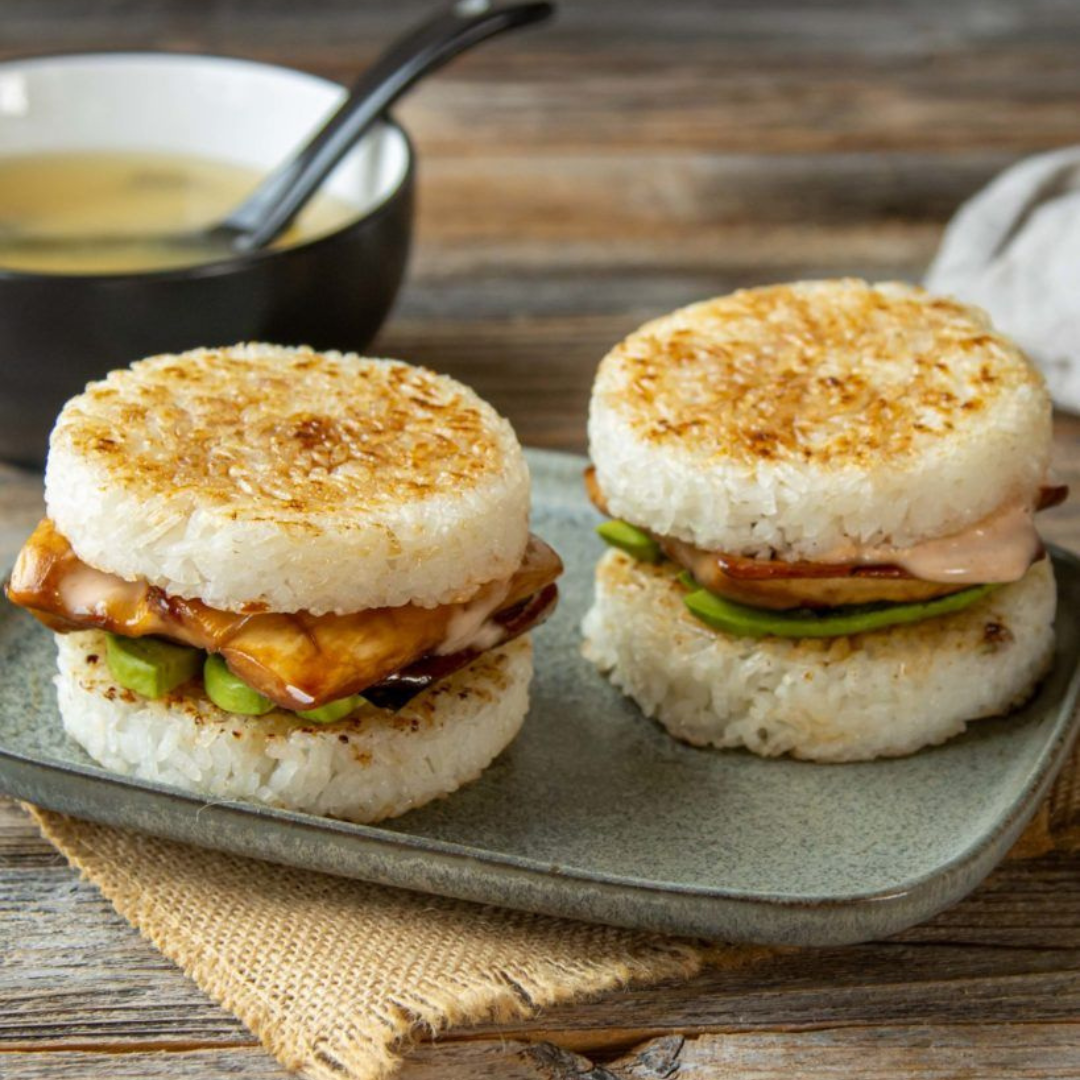 Teriyaki Chicken Rice Burger - 照烧鸡肉米汉堡