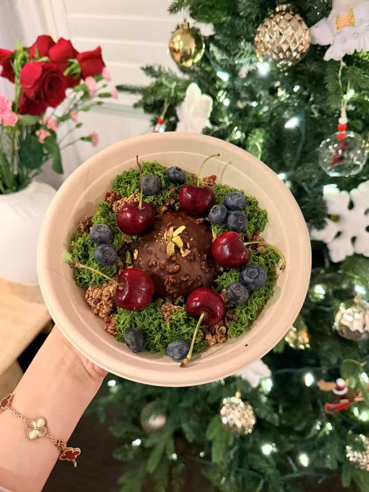 Dubai Chocolate Yogurt Bowl | 迪拜巧克力酸奶碗