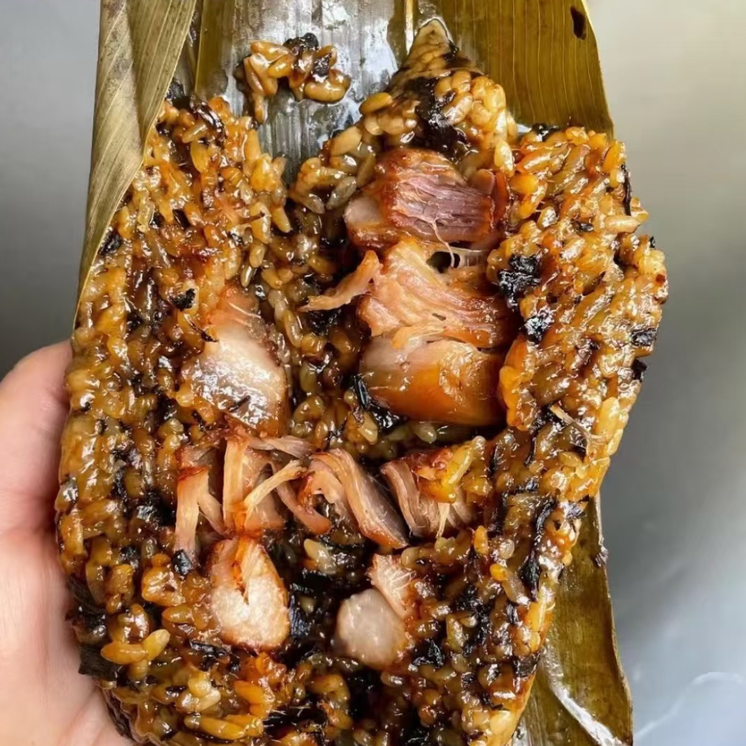 Zongzi Rice Dumplings - 双蛋黄大肉粽