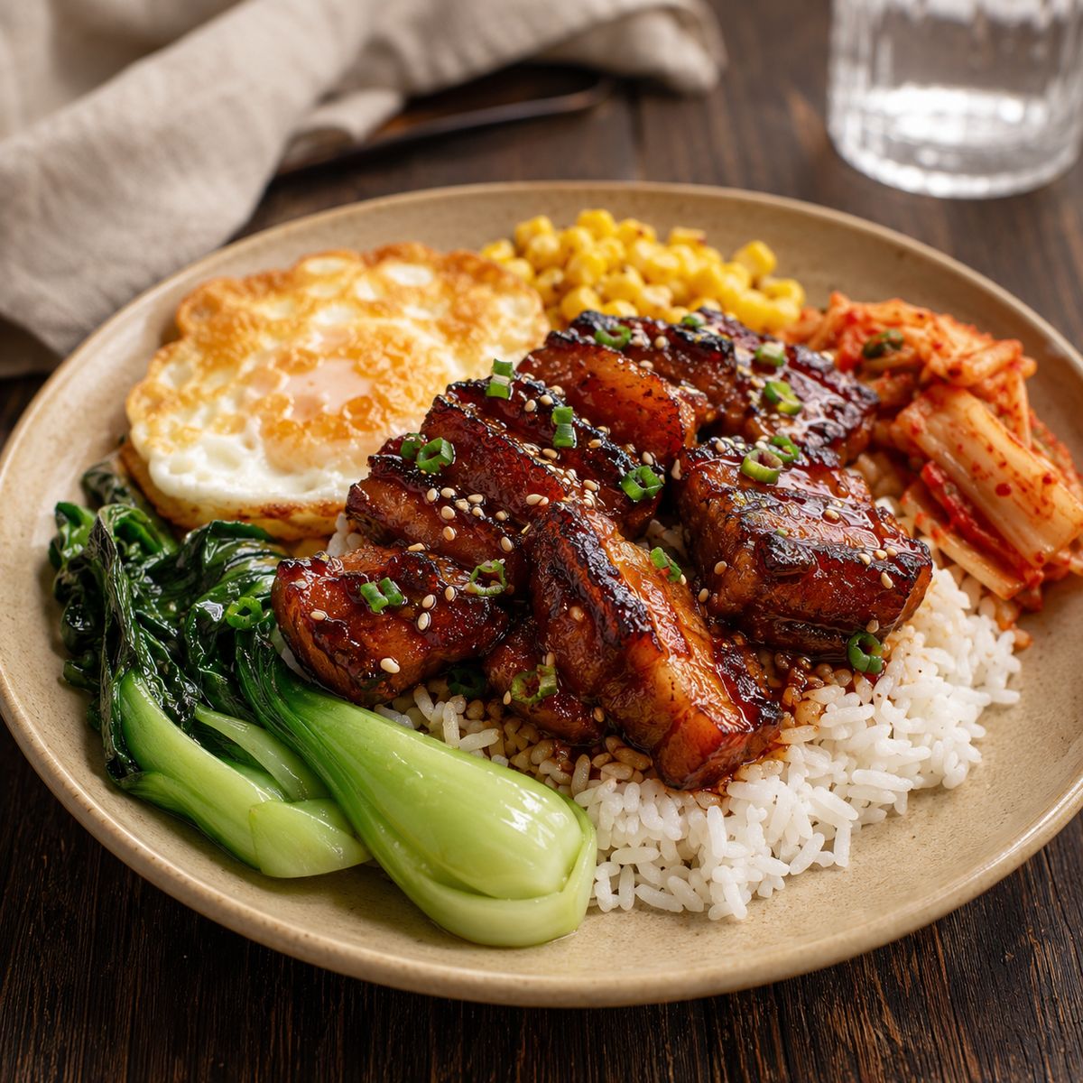 Braised Pork Belly Rice | 红烧肉盖饭