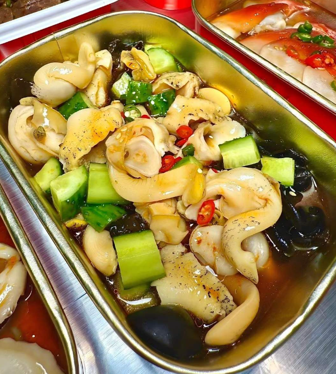 Spicy Marinated Sliced Sea Snail Salad 低卡捞汁螺片