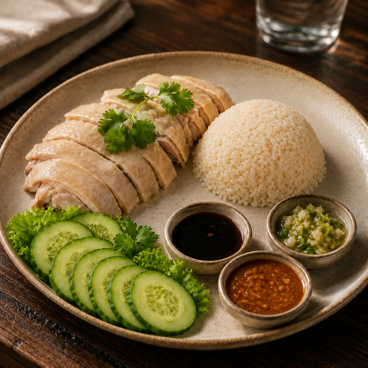 Thai Hainan Chicken Rice 泰式海南鸡饭
