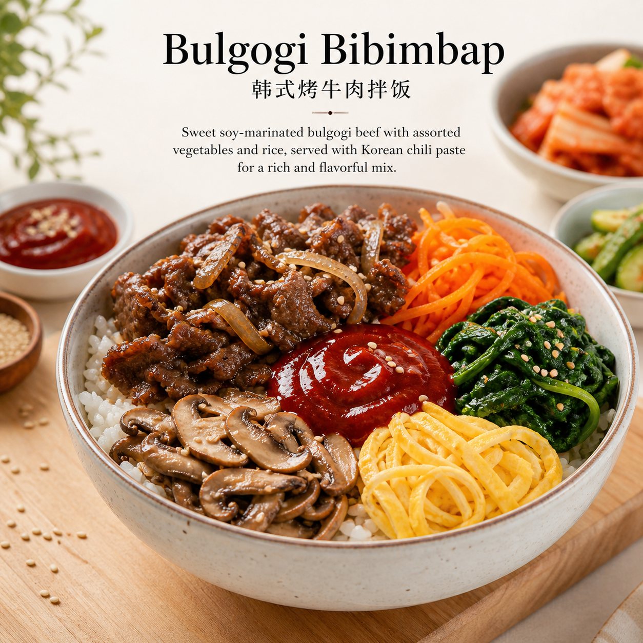 【Weekly Special】Bulgogi Bibimbap | 韩式烤牛肉拌饭
