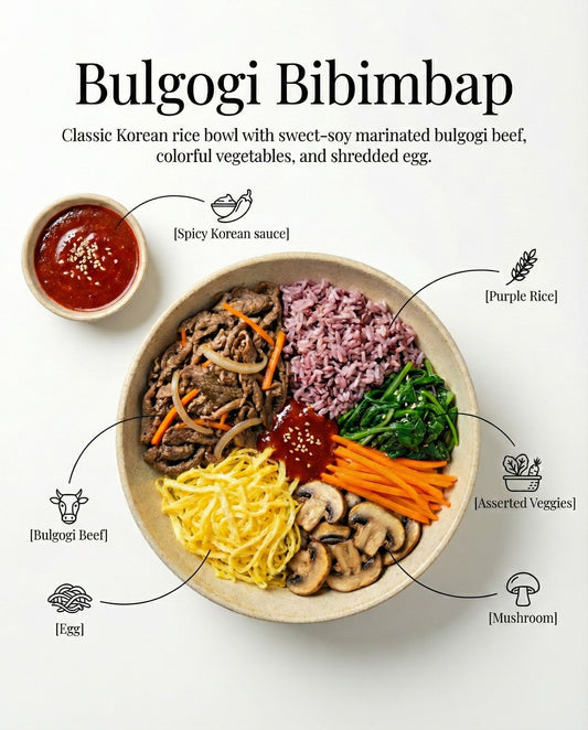 Bulgogi Bibimbap | 韩式烤牛肉拌饭