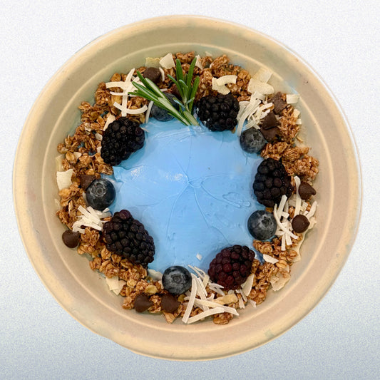 Blue Spirulina & Berry Super Food Yogurt Bowl| 藻蓝莓果酸奶碗