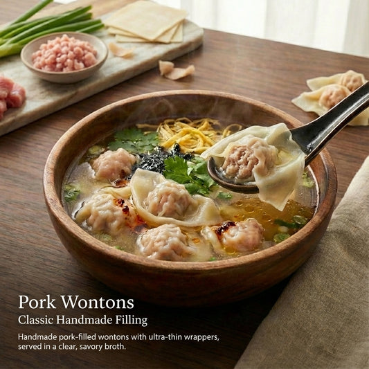 Classic Pork Wontons 经典猪肉馄饨