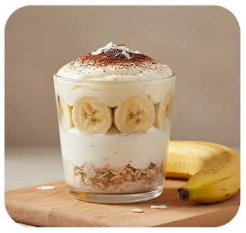 Tiramisu Banana Oatmeal | 提拉米苏香蕉燕麦碗